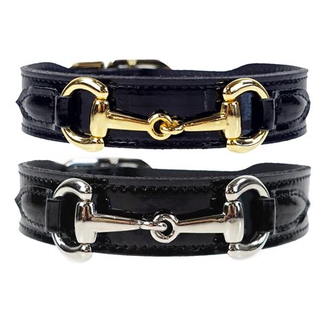 gucci leather collars.